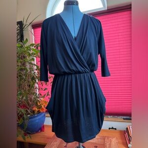 Urban Outfitters Navy Wrap Dress Made